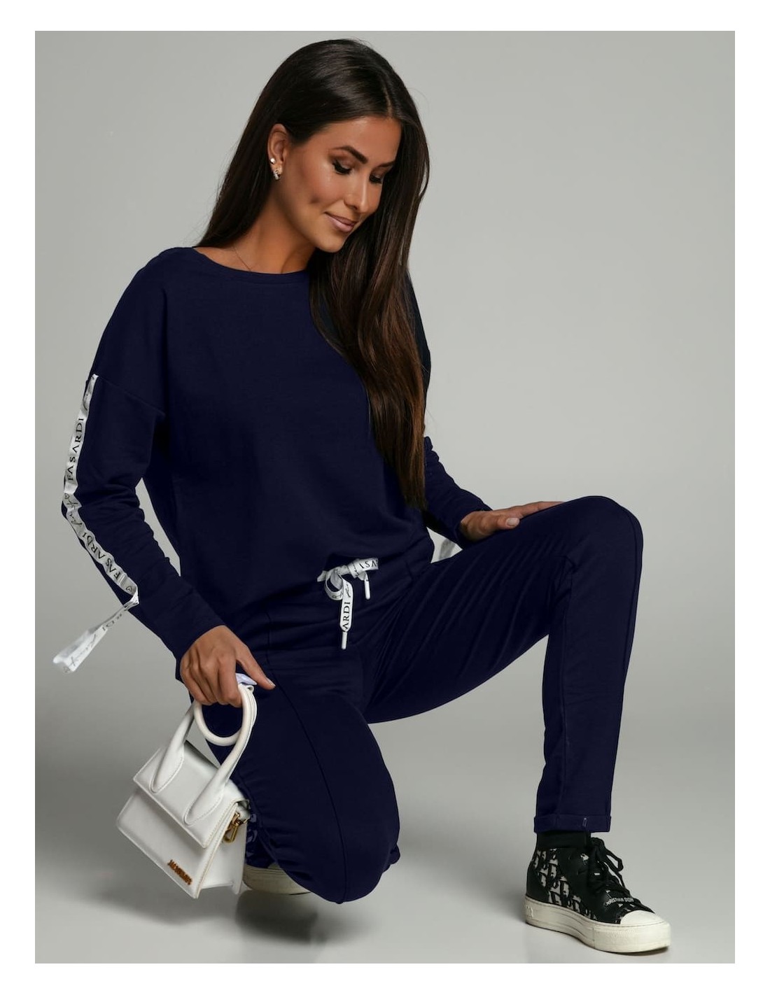 Women\'s navy blue tracksuit set FI534 - Online store - Boutique